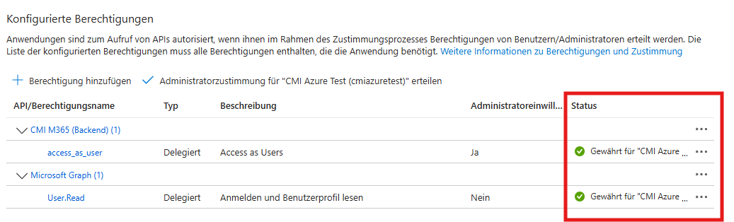 Administratorzustimmung prüfen