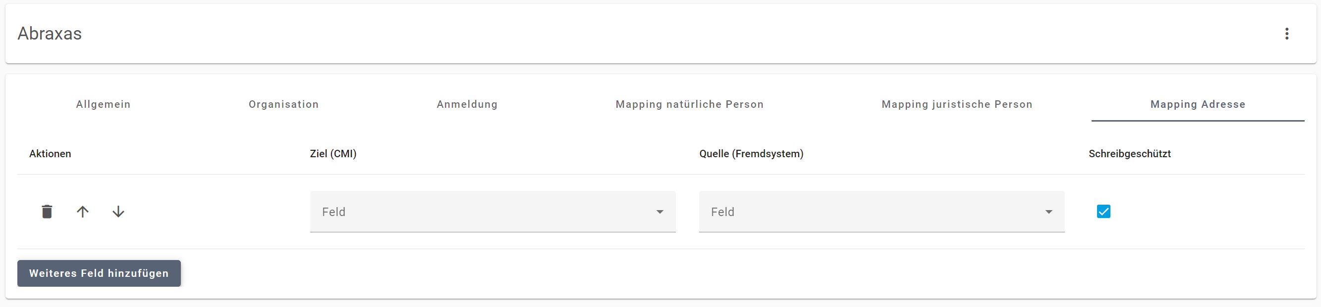 Mapping Adresse
