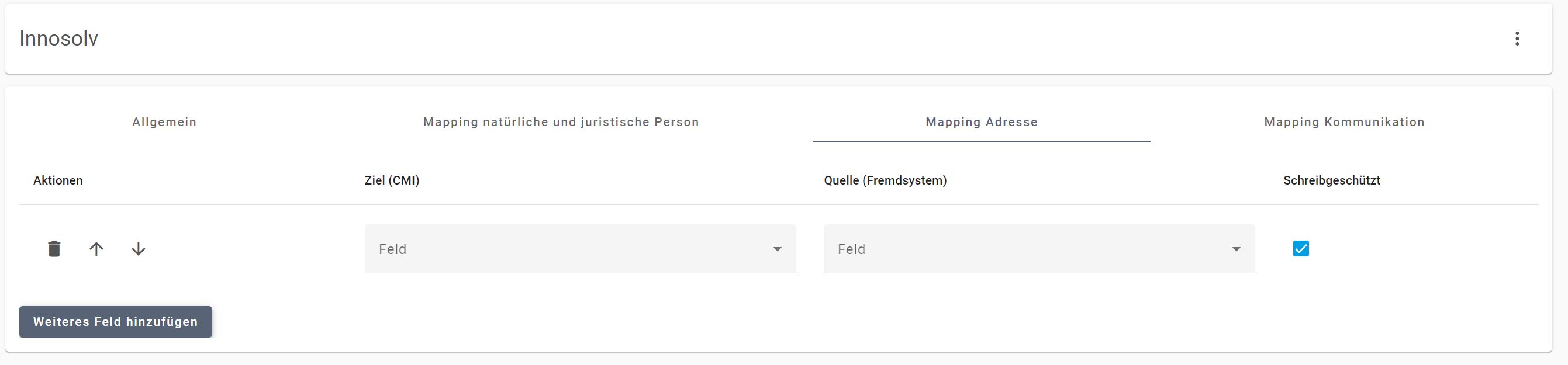 Mapping Adresse