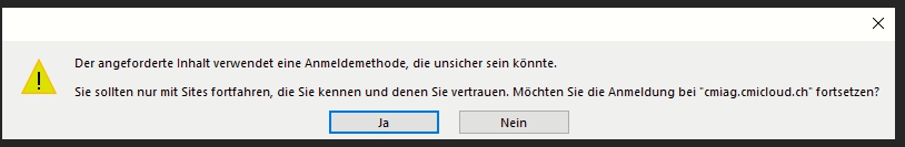 Login Methode hinzufügen