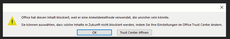 Office-Fehlermeldung